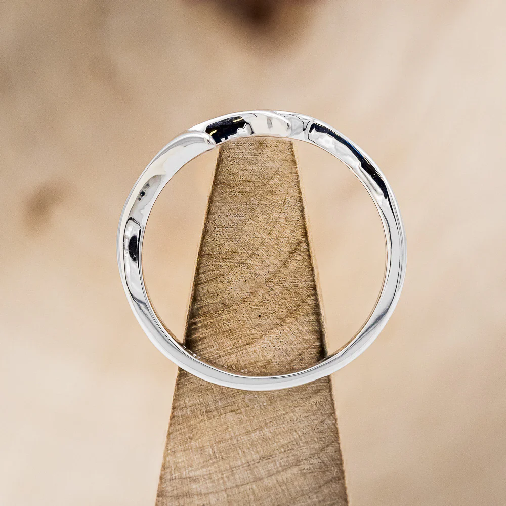 "ARTEMIS" STACKER - 14K GOLD ANTLER-STYLE STACKING BAND - Image 17