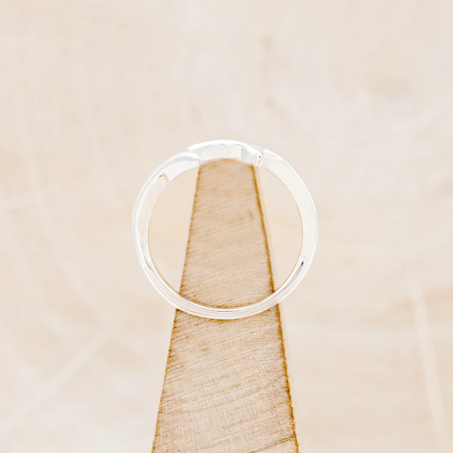 "ARTEMIS" STACKER - 14K GOLD ANTLER-STYLE STACKING BAND - Image 23