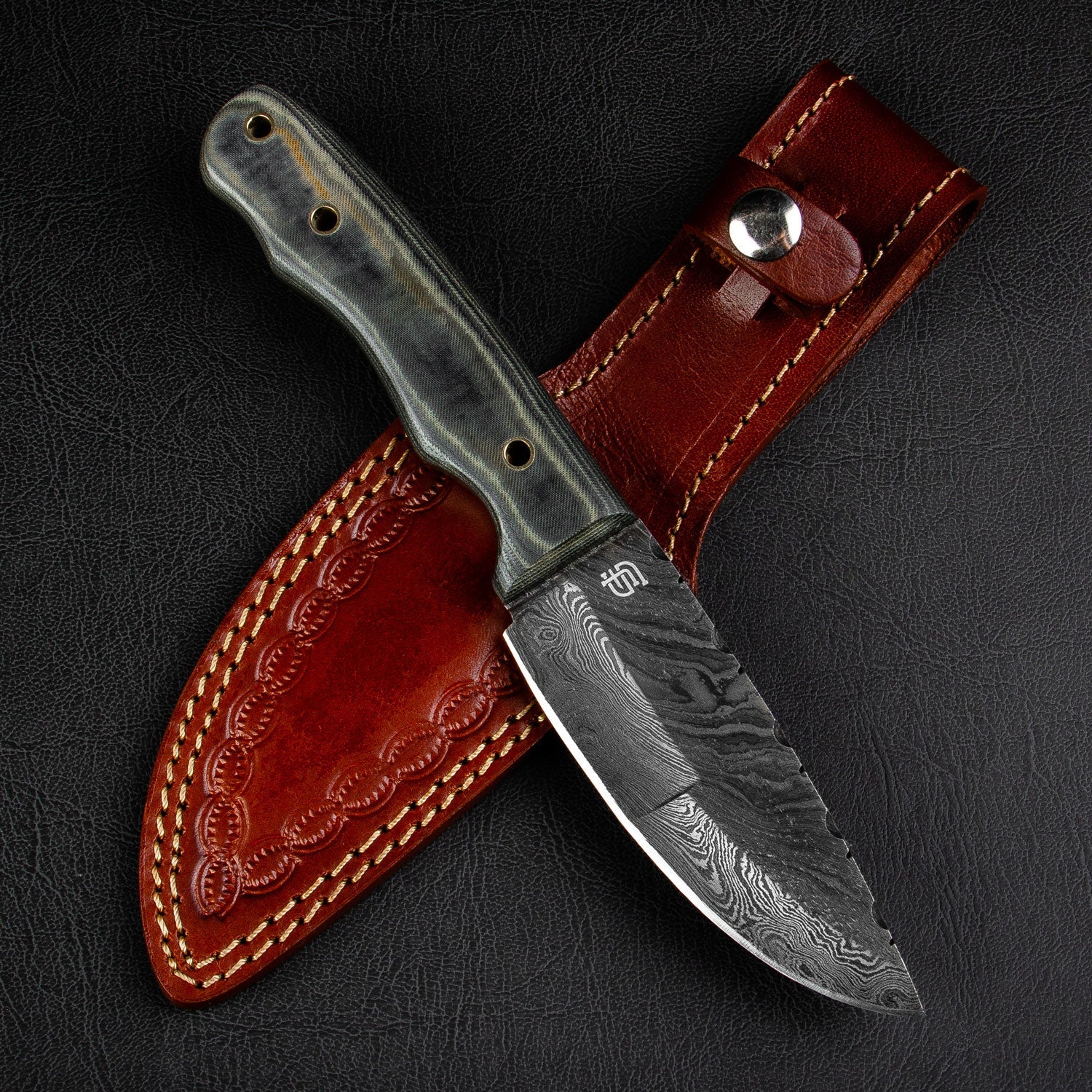 "BOWIE" - DAMASCUS STEEL KNIFE by Forseti Steel™ - Image 3