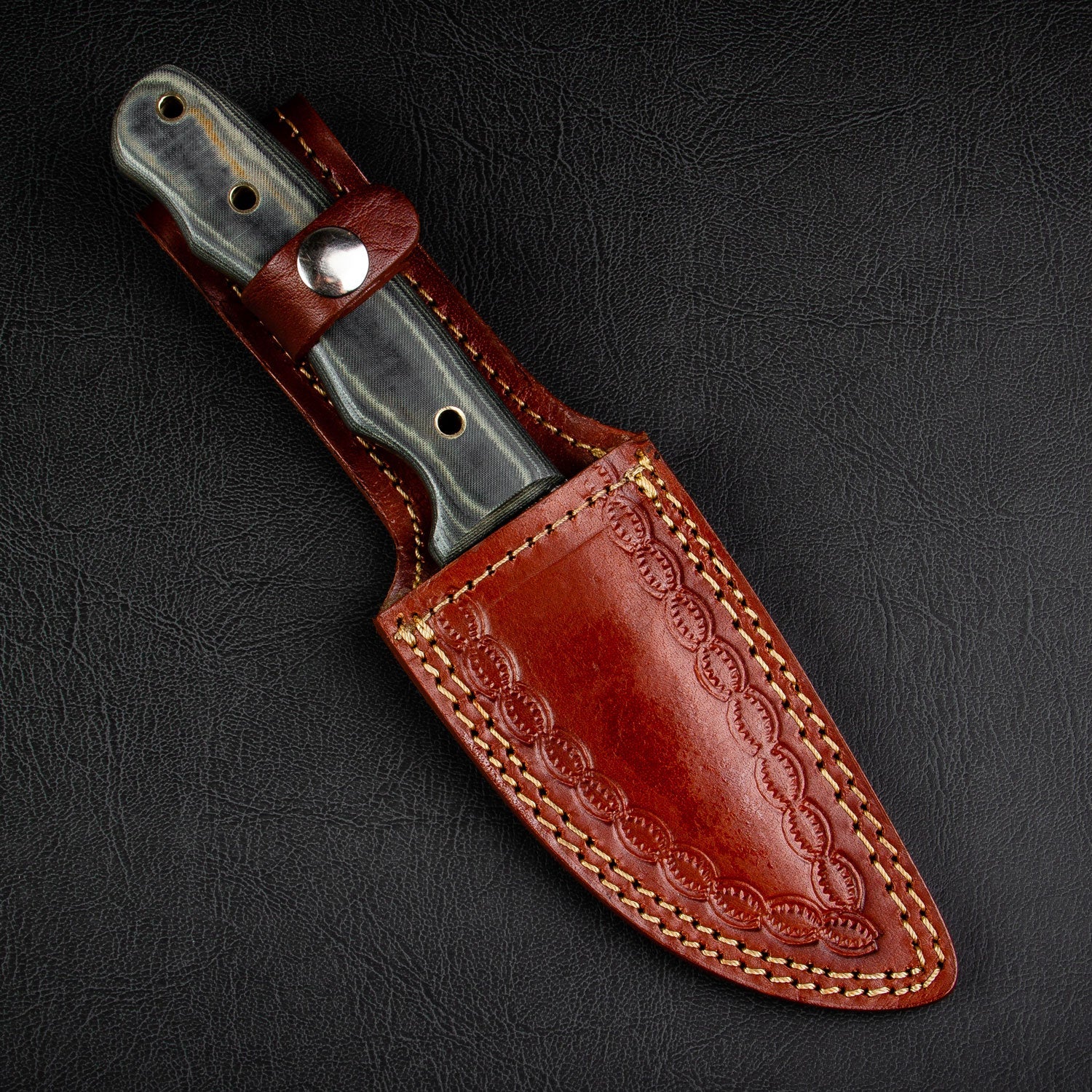 "BOWIE" - DAMASCUS STEEL KNIFE by Forseti Steel™ - Image 8