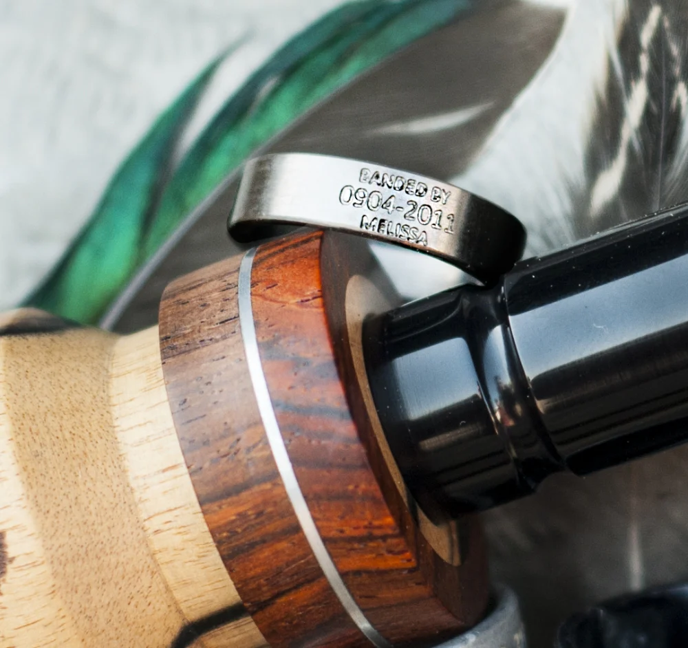 CUSTOM ENGRAVED "DUCK BAND" WEDDING RING - Image 10
