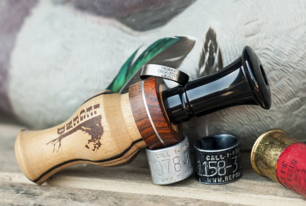 CUSTOM ENGRAVED "DUCK BAND" WEDDING RING - Image 11