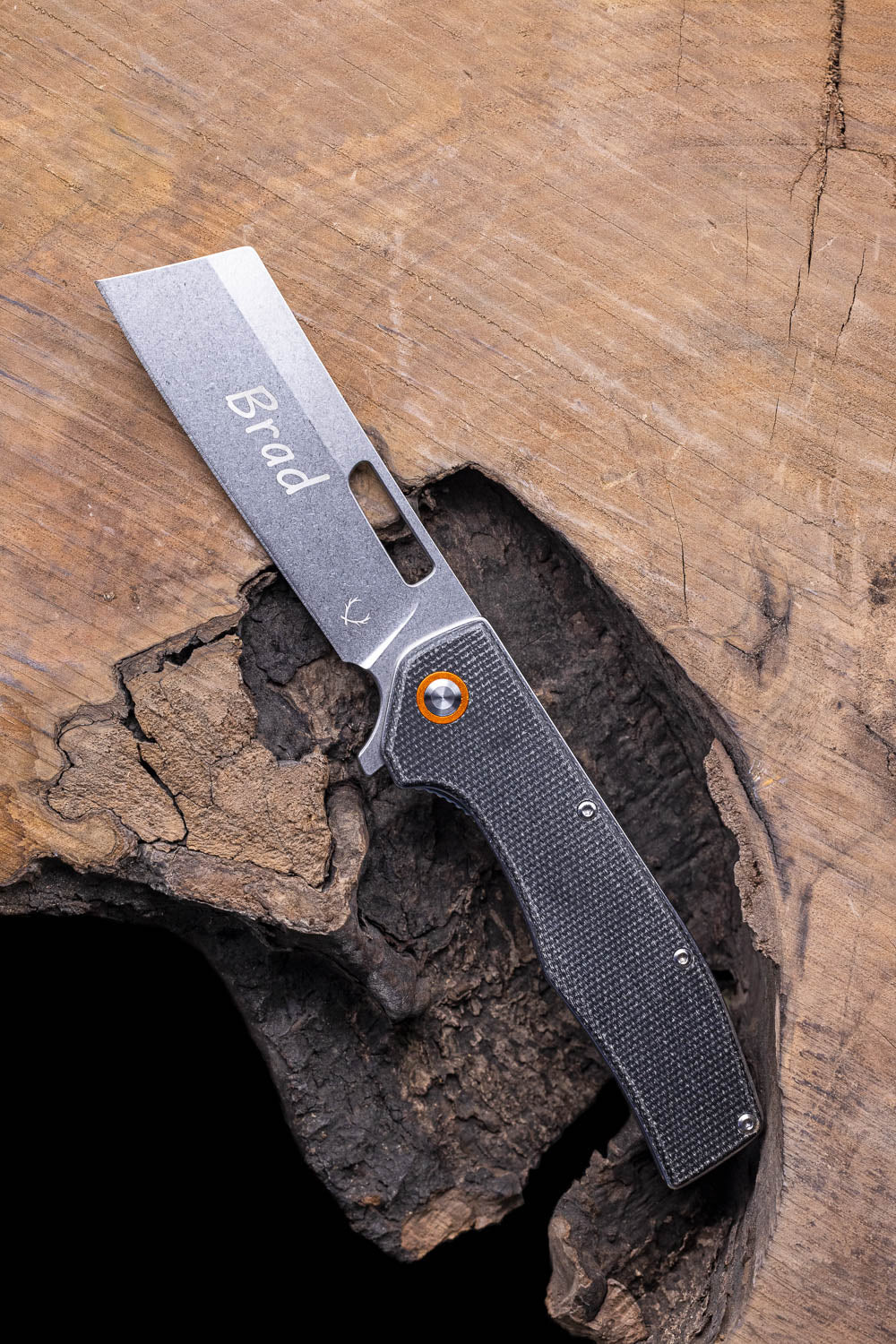 CUSTOM ENGRAVED FLAT TOP KNIFE - Image 3