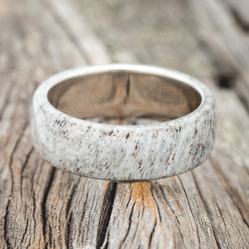 "HAVEN" - ANTLER WEDDING BAND - Image 10