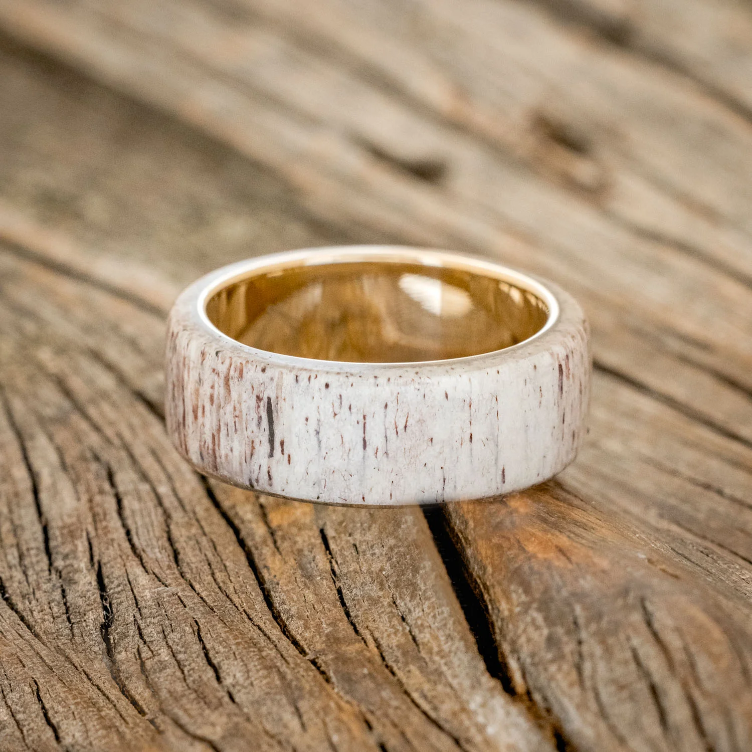"HAVEN" - ANTLER WEDDING BAND - Image 13