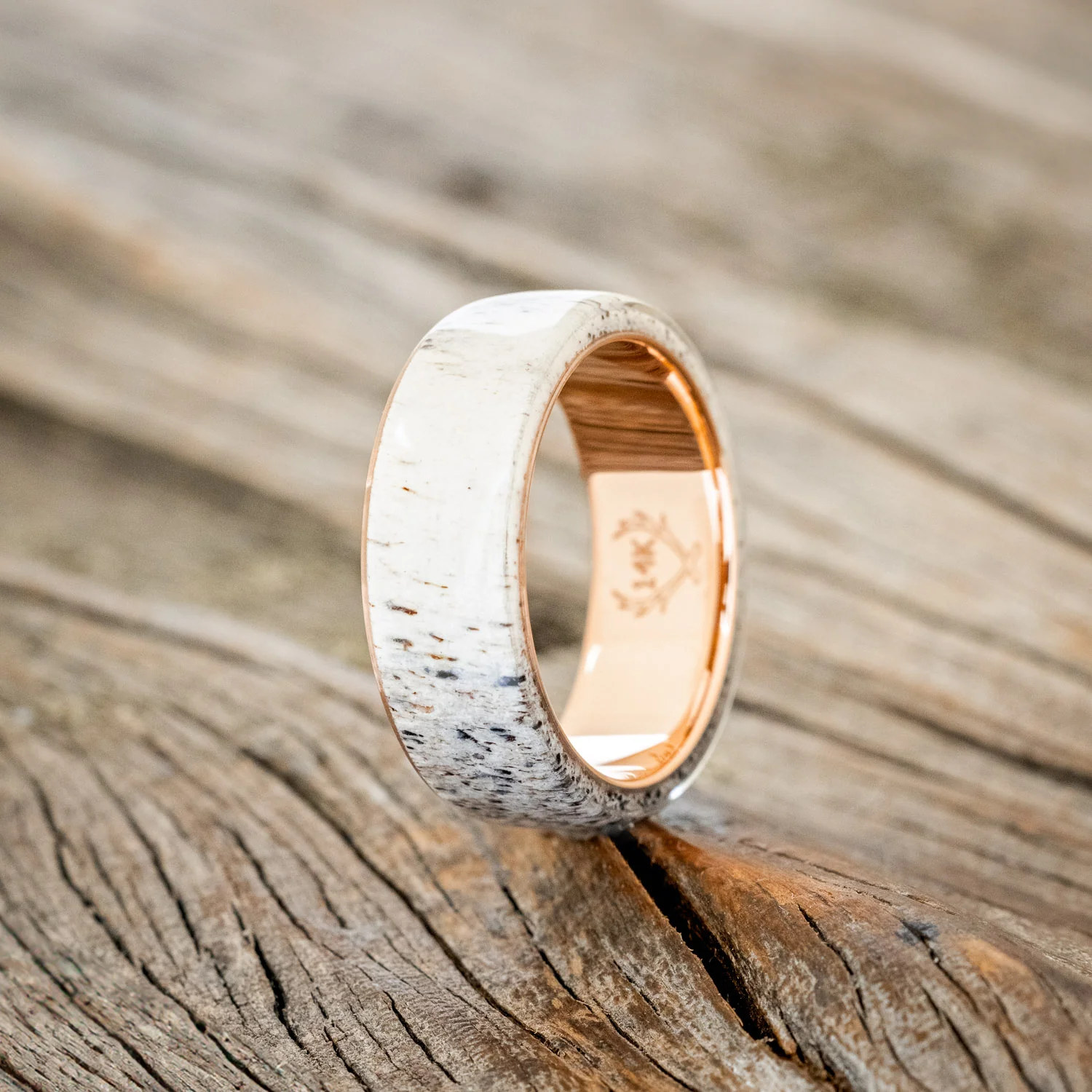 "HAVEN" - ANTLER WEDDING BAND - Image 14