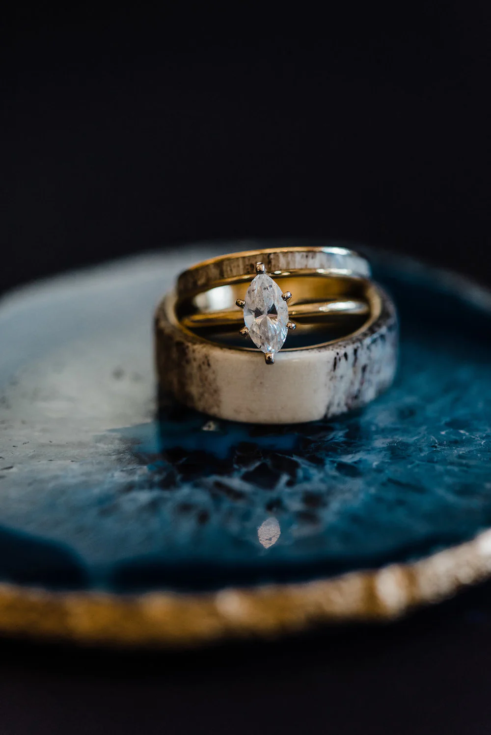 "HAVEN" - ANTLER WEDDING BAND - Image 17