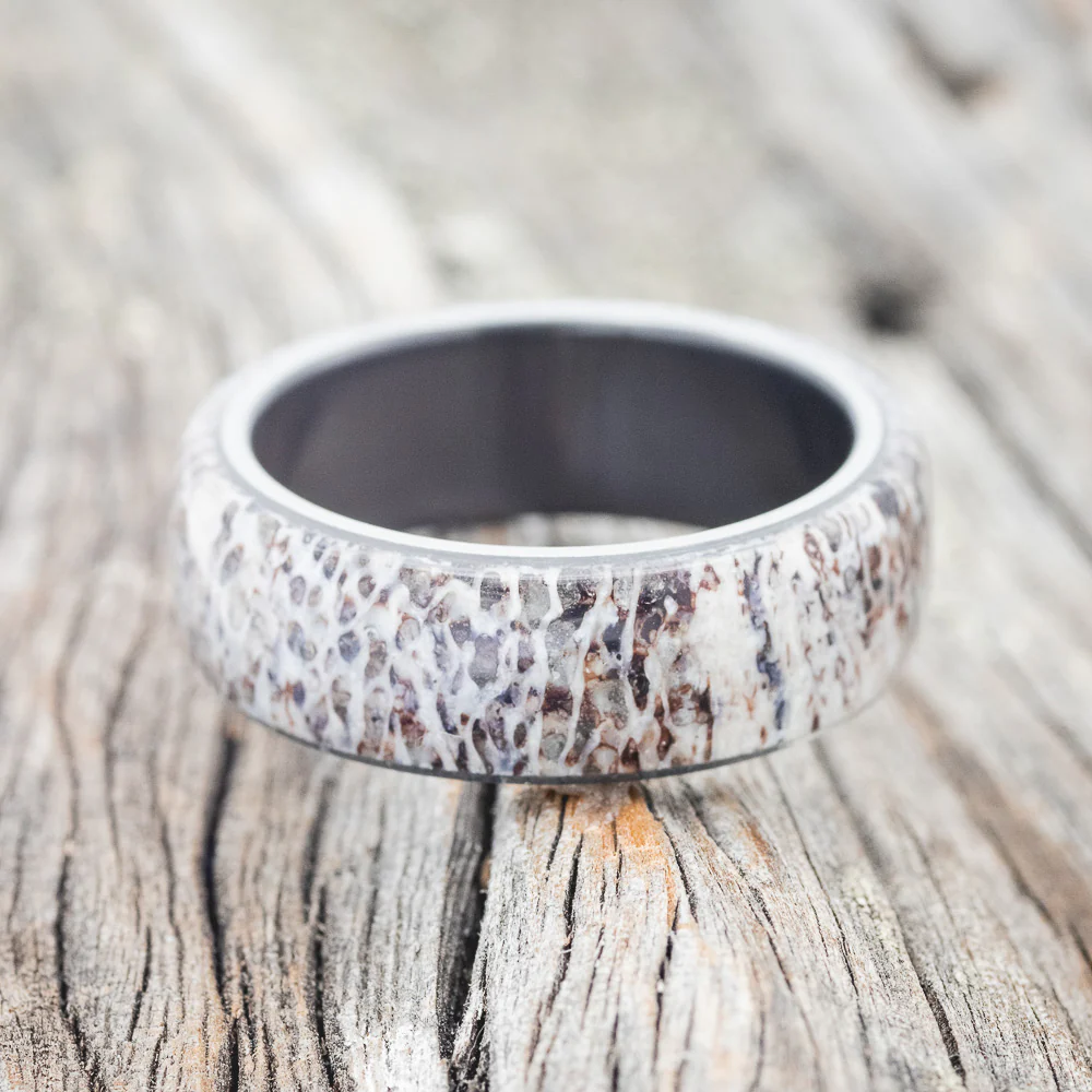 "HAVEN" - ANTLER WEDDING BAND - Image 7