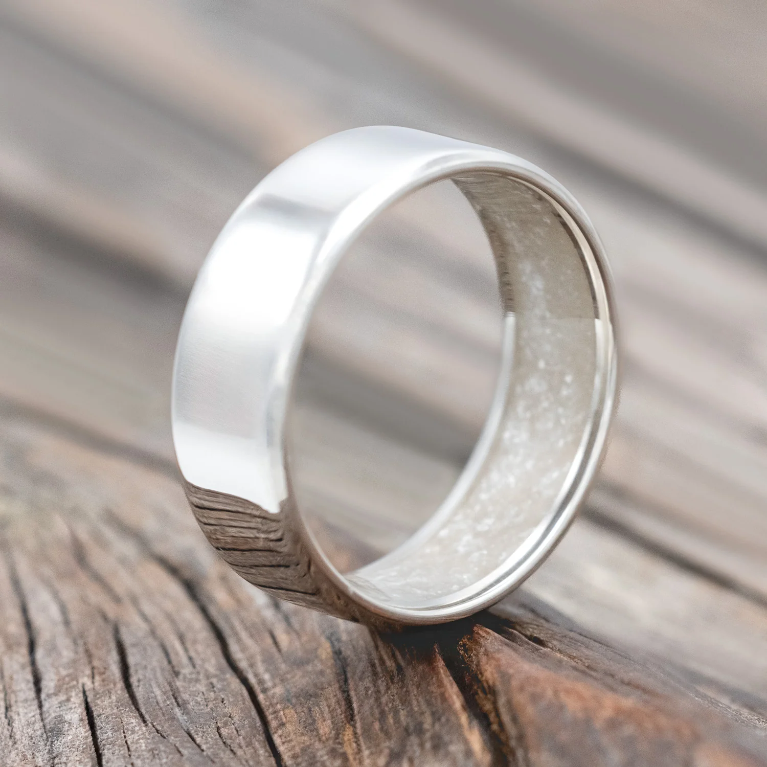 DIAMOND DUST LINED WEDDING BAND - Image 19