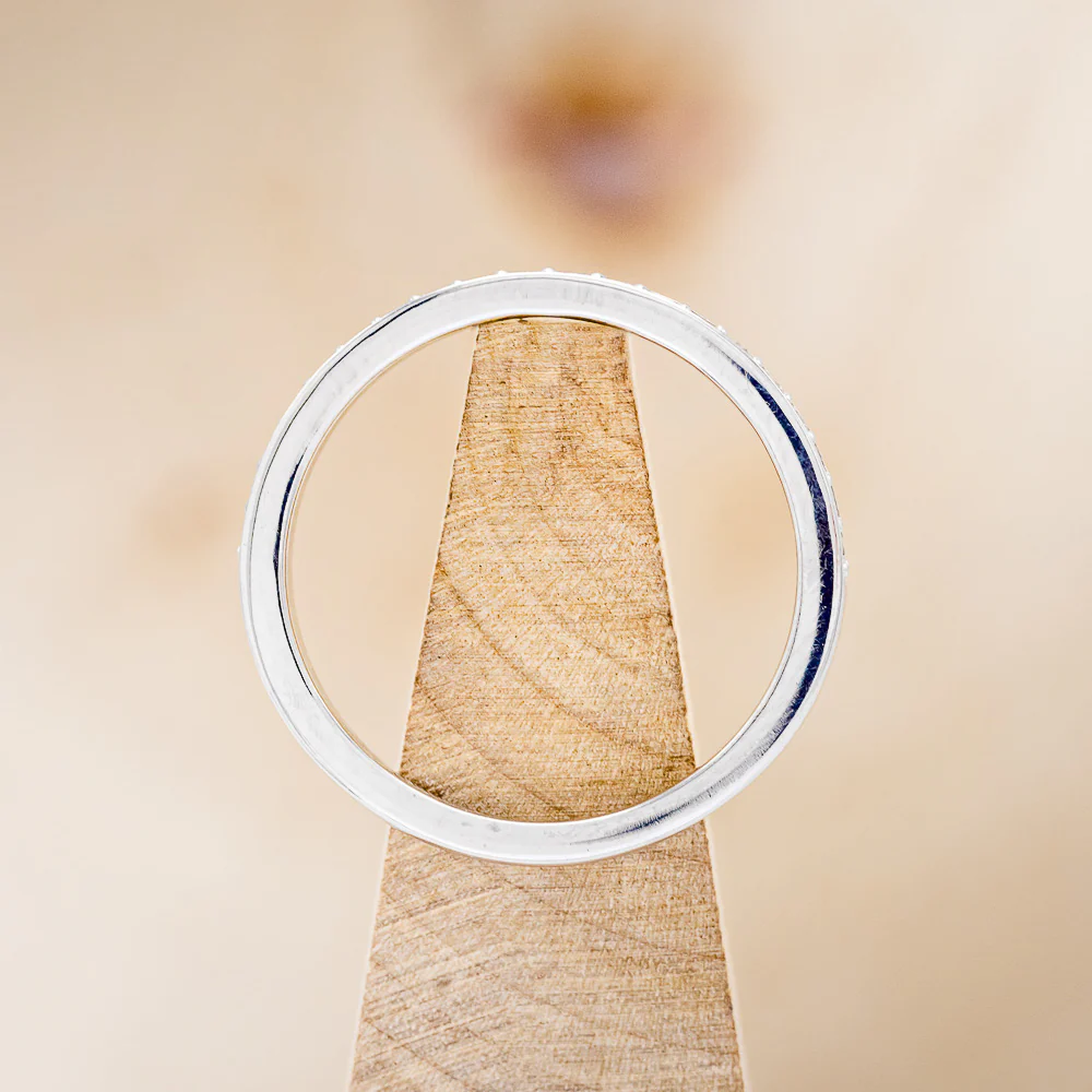 "STELLA" - DIAMOND STACKING WEDDING BAND - Image 10