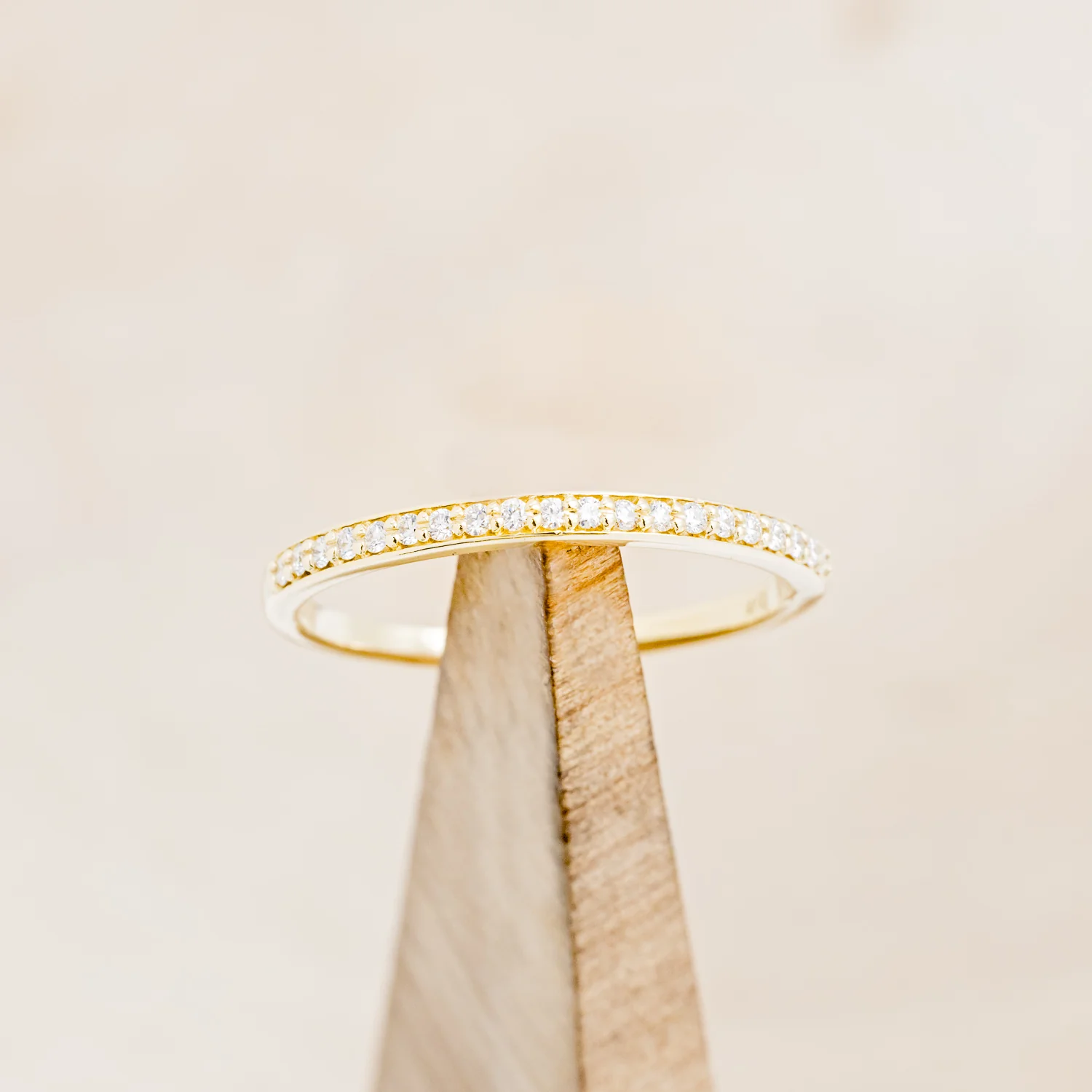 "STELLA" - DIAMOND STACKING WEDDING BAND - Image 11