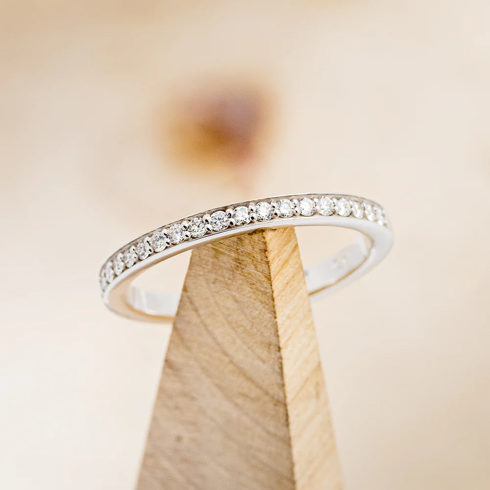"STELLA" - DIAMOND STACKING WEDDING BAND - Image 7