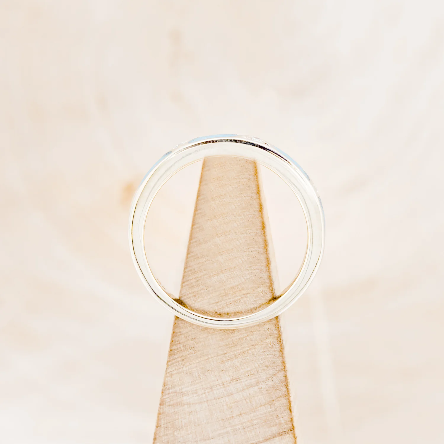 TURQUOISE STACKER WITH DIAMOND ACCENTS - Image 6