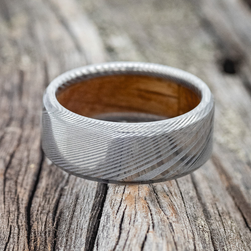 WHISKEY BARREL LINED WEDDING BAND - Image 11