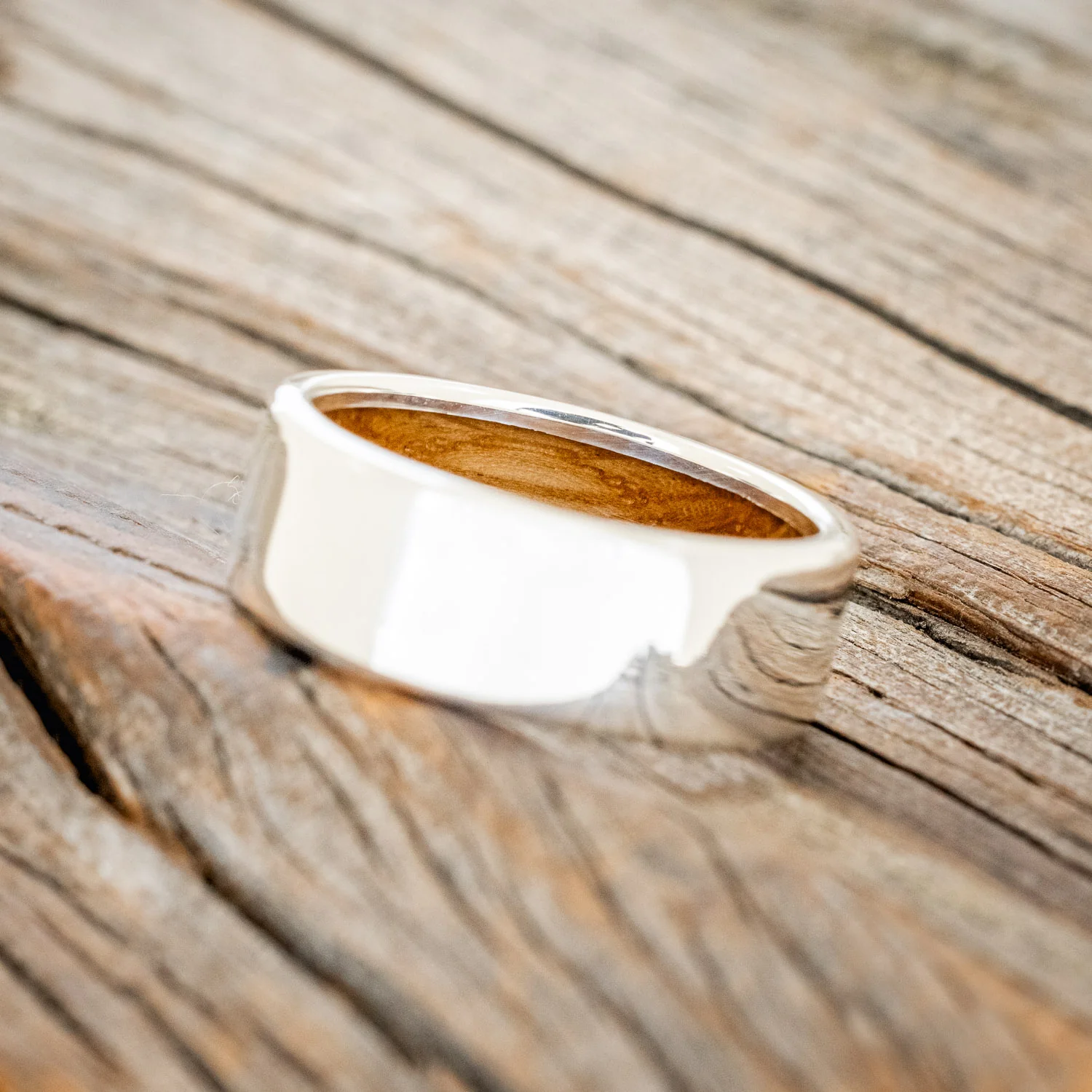 WHISKEY BARREL LINED WEDDING BAND - Image 21