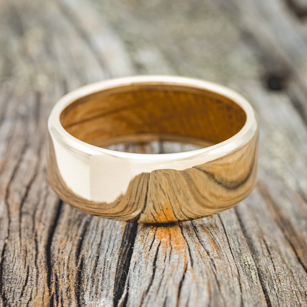 WHISKEY BARREL LINED WEDDING BAND - Image 32